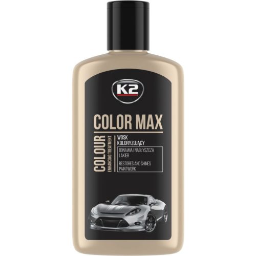 K2 Color Max lakkpolitúr, fekete - 200 ml (K020CAN)