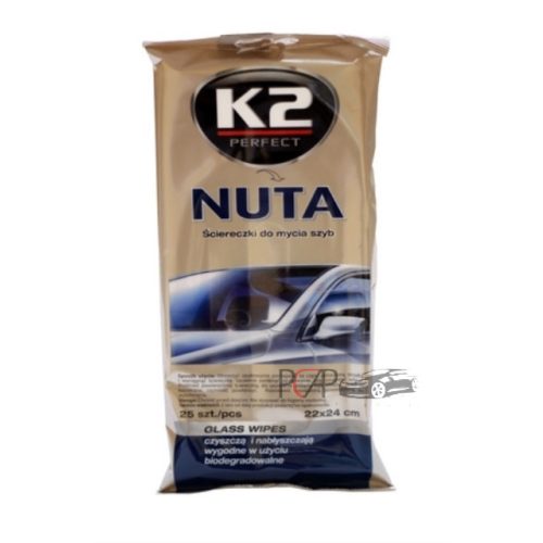 K2 Nuta üvegtisztító kendő (25db) - (K500)