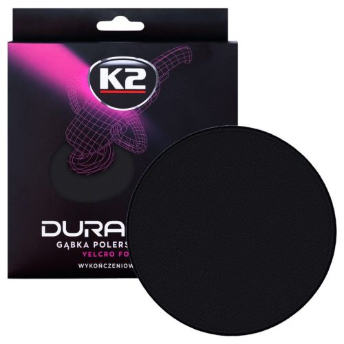 K2 Pro Duraflex tépőzáras polírkorong, fekete - (L614)