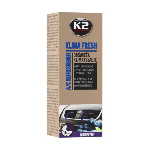 K2 klímatisztító patron (áfonya, 150 ml) - K222BB