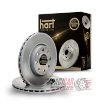   Első féktárcsa, 288mm, hűtött (Audi A4 B5-B6-B7, Audi A6-C5, Vw Passat B5/B5.5 - Hart Premium  SZETT (2db)