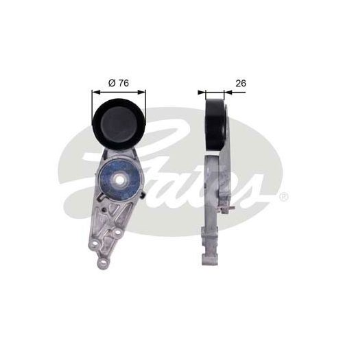 Vw Passat B5/B5.5 ékszíj feszítő (generátor) - Gates (T38151)  