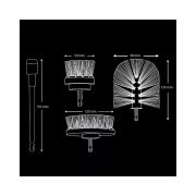 K2 Brill Pro kárpittisztító kefe készlet - (D7051)