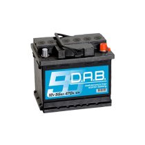 Akkumulátor 55Ah, 470A, jobb + - DAB