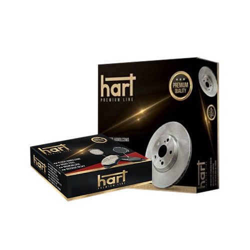 Vw Passat B5/B5.5 első féktárcsa + fékbetét (280mm, hűtött) - Hart Premium  