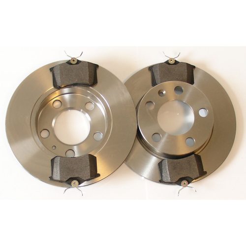 Vw Passat B5/B5.5 hátsó féktárcsa (245mm, hűtetlen) + fékbetét szett - Hart  