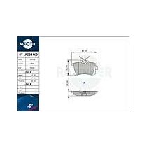   Hátsó fékbetét (Audi A3, A4 B5, Skoda Fabia 1, Vw Bora, Vw Passat B5/B5.5...) (-) - Rotinger (RT1PD33460)
